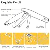Huhuhero 340 Pack Safety Pins Assorted, Small & Large Heavy Duty Safety Pins for Clothes Costume Sewing, 5 Different Sizes Nickel Plated Steel Pin Bulk, Crafts Art Supplies, Silver #4