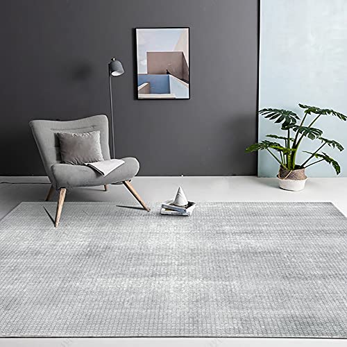 Loartee Kaschmirimitat Shaggy Teppich Hochflor Langflor Teppiche Wohnzimmer Preishammer,Hellgrau,Größe:40x60cm Cover