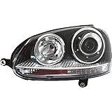 Jeu de phares GTi aspect Golf 5 V 1 K 03-10 H7 + H7 avec moteurs