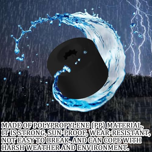 msyuusr 20PCS Car Lug Nut Covers Wheel Center Cap, 17mm Wheel Nut Covers with Removal Tool, Car Accessories 1K0 601 173 Compatible with VW Jetta, Beetle, Passat, GTI, CC（Black - Thumbnail 3
