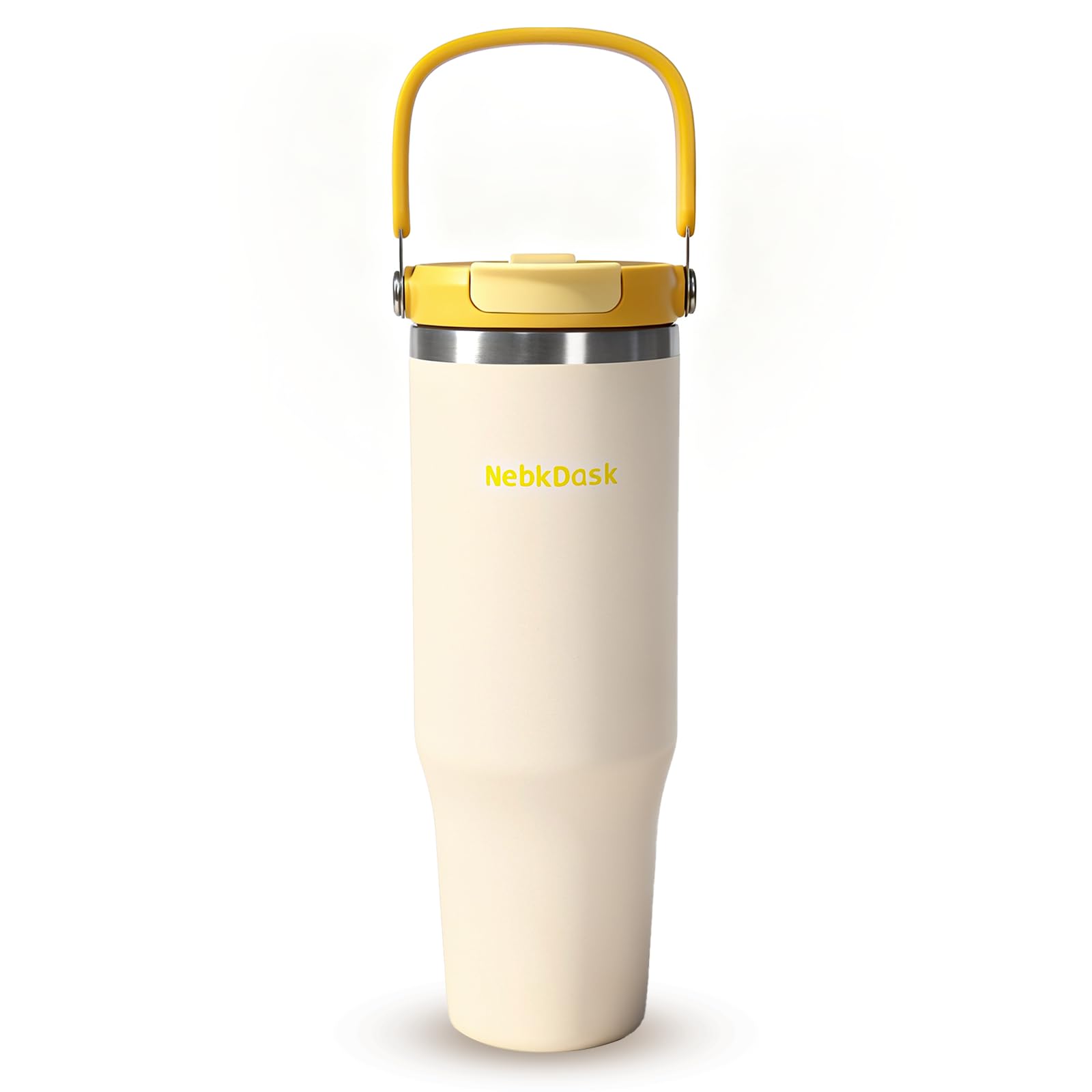 40 oz Insulated Stainless Steel Bottle with 2-in-1 Straw and Spout Lid Water Bottle with Carry Handle Keep