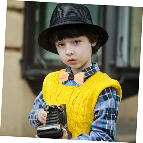 Boys Bow Tie Boys and Girls Tie Novelty Wooden Design Festive Accessory4