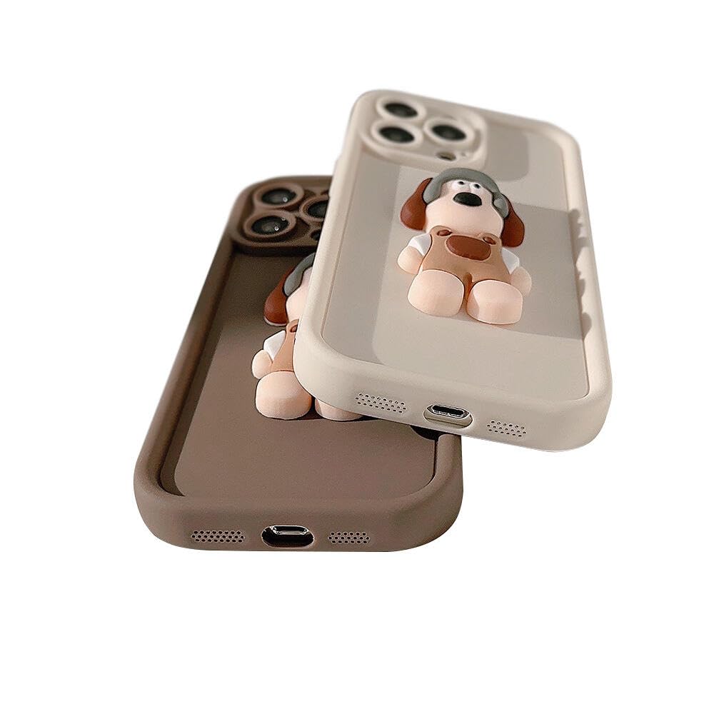 Amazon.co.jp: LUCKCOF ケース For iPhone 14 ドッグ 犬 子犬 漫画