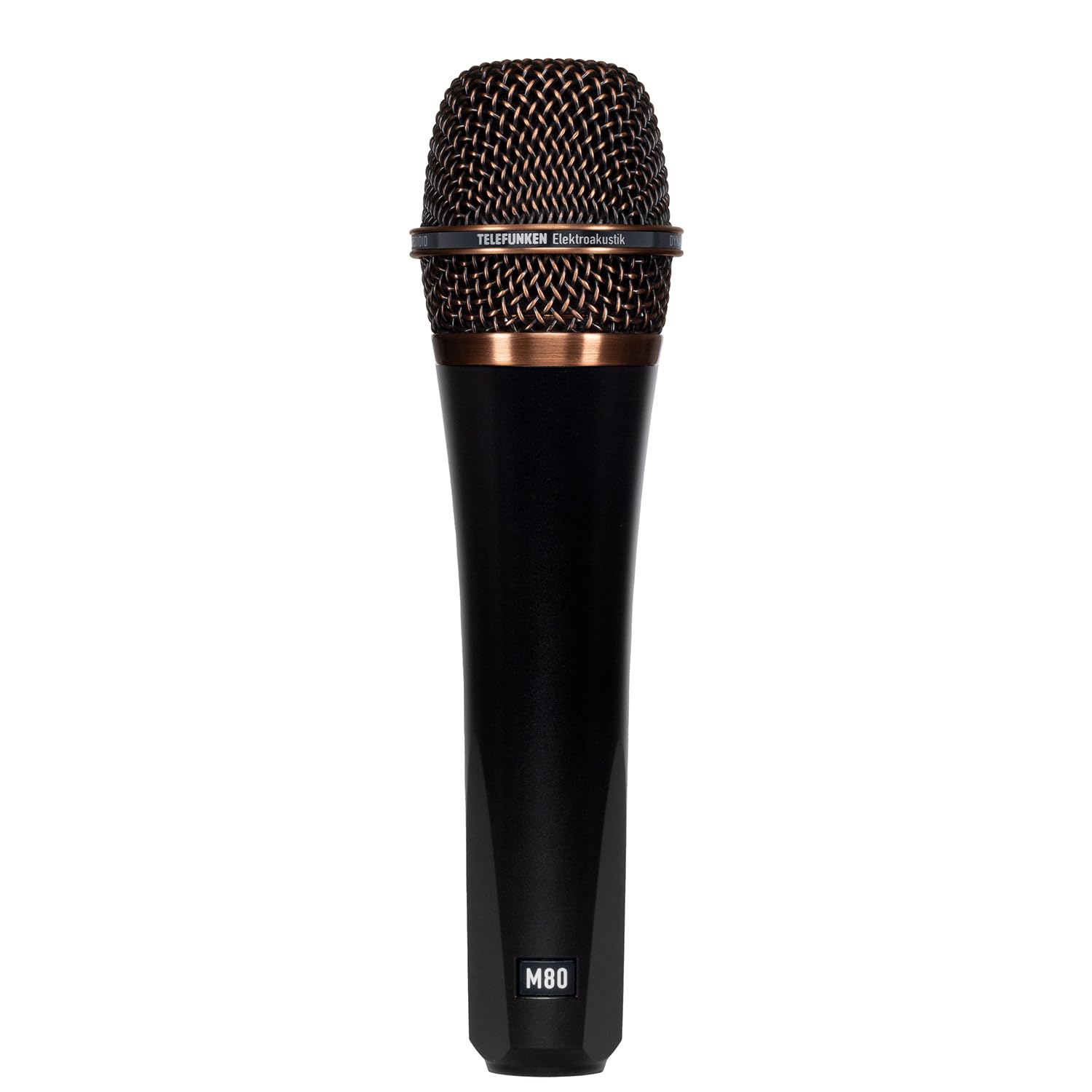 Telefunken M80 Handheld Supercardioid Dynamic Vocal Microphone, Black and Copper