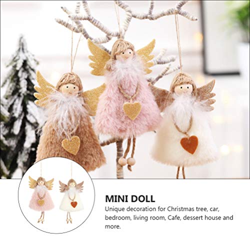 2 Unidades Enfeites De Natal Boneca Pendurada Na Arvore De Natal Enfeites De Pingentes Pendurados En