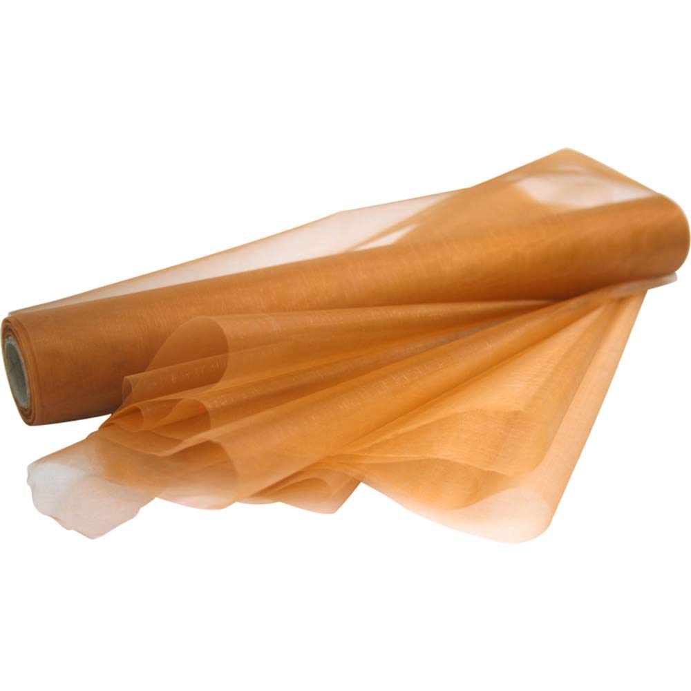 Time to Sparkle 26M x 29cm Sheer Organza Roll Sash Fabric Table Runner Sashes Chair Cover Bows Swags Wedding Party - Almond - Image 3