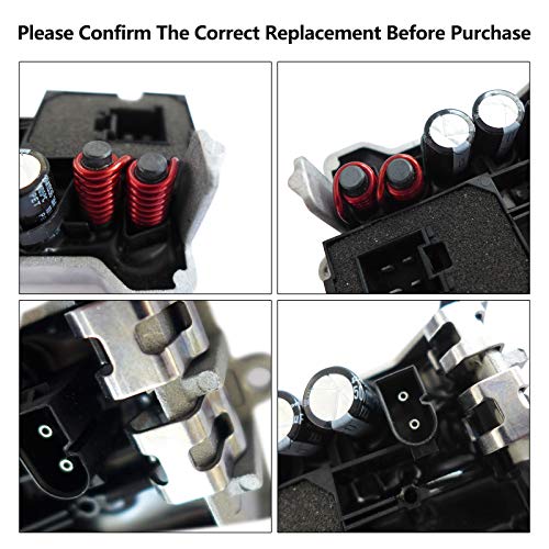 Qnbes A/C Heater Fan Resistor Regulator Fit for Mercedes Benz C/E/G/S/M Series, Air Climate Control Blower Motor Module Replace 2038214058, 2038218651, 2308210251