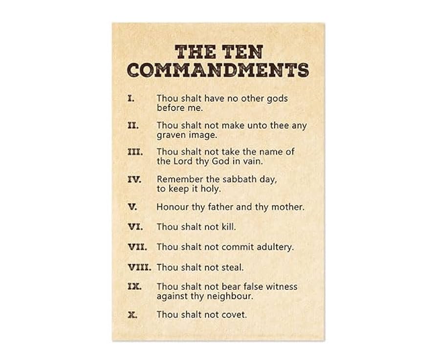amazon-com-generic-the-ten-commandments-poster-10-commandments-religion-wall-art-religious-bible-old-testament-rules-scripture-verse-decalogue-cool-wall-decor-art-print-poster-12x18-fram-not-include-posters-prints for Free Printable 10 Commandments Kjv Printable Amazon.com: Generic The Ten Commandments Poster, 10 Commandments Religion Wall Art, Religious Bible Old Testament Rules Scripture Verse Decalogue Cool Wall Decor Art Print Poster 12x18 Fram not include: Posters & Prints for Free Printable 10 Commandments Kjv Printable