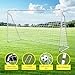 F2C Soccer Net 12 x 6 Soccer Goal for Backyard, Steel Frame for Kids, Adult Portable Shooting Training Aid with Carry Bag,Ground Stakes Waterproof
