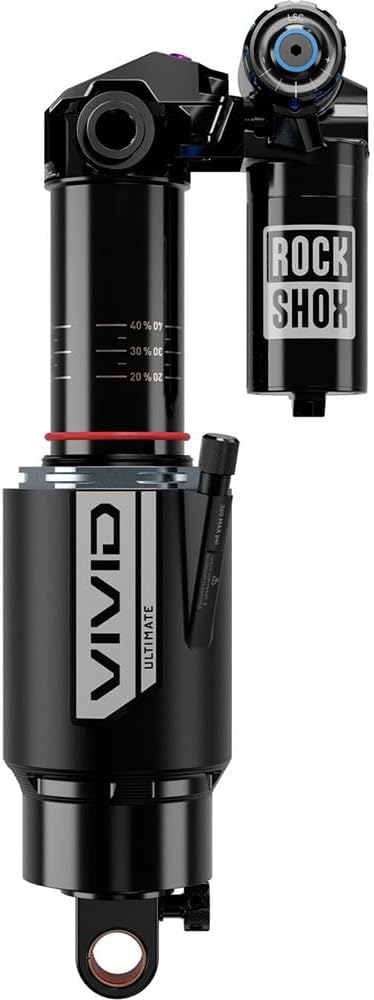 RockShox Vivid Ultimate RC2T Rear Shock - 230 x 62.5 mm, Vivid Air, 2 Tokens, Reb25/Comp37, L/O2, Std, 8x30, C1, SC