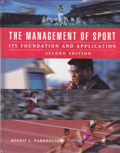 Management Of Sport 0815166206 Book Cover