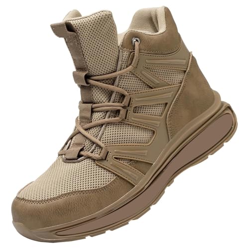 Baskets montantes kaki taille 38.5 pour homme avec lacets ajustables