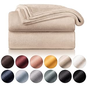 Blumtal fleece deken – hoogwaardige deken, zachte deken, microvezeldeken als bankhoes, sprei, plaid of woonkamerdeken…