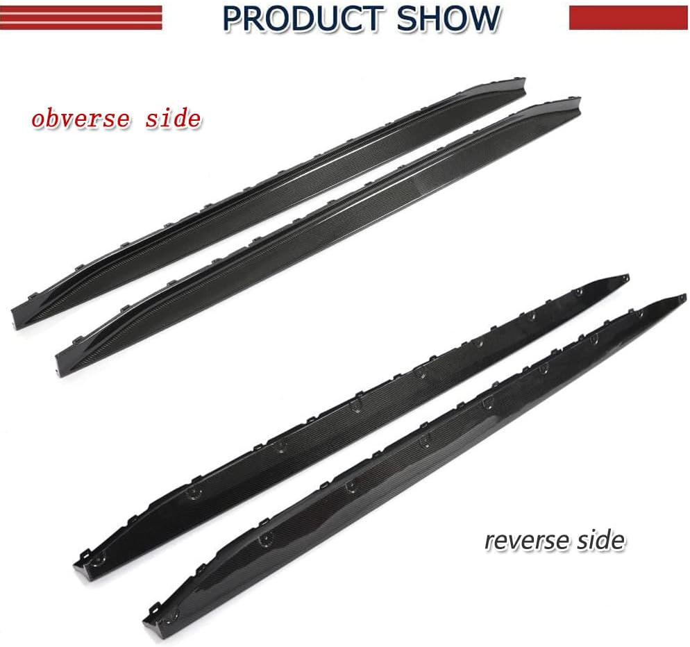 G82 G83 M4 Carbon Fiber Side Skirts for BMW 4 Series G82 G83 M4 2-Door 2021 2022 2023 2024 2025 Car Side Door Extension Rocker Panel Lip 1 Pair Factory Outlet