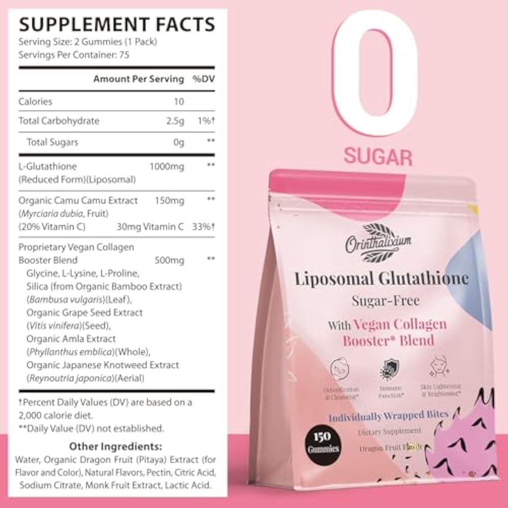 glutathione colombia Orinthalixium Liposomal Glutathione Gummies 1000MG - Colombia