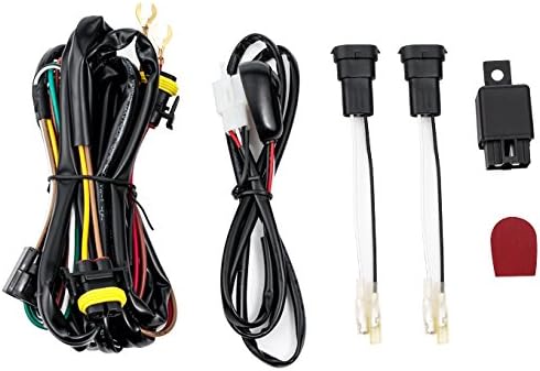 AKKON - For Chevy Camaro SS Z28 Chrome Clear Bumper Driving Fog Light Lamp Assembly W/Switch + Harness + Bulbs