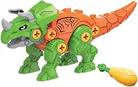 Brinquedo Educativo Dinossauros, Monta e Desmonta, Interativo, Cordenação, Cognição (Caixa)