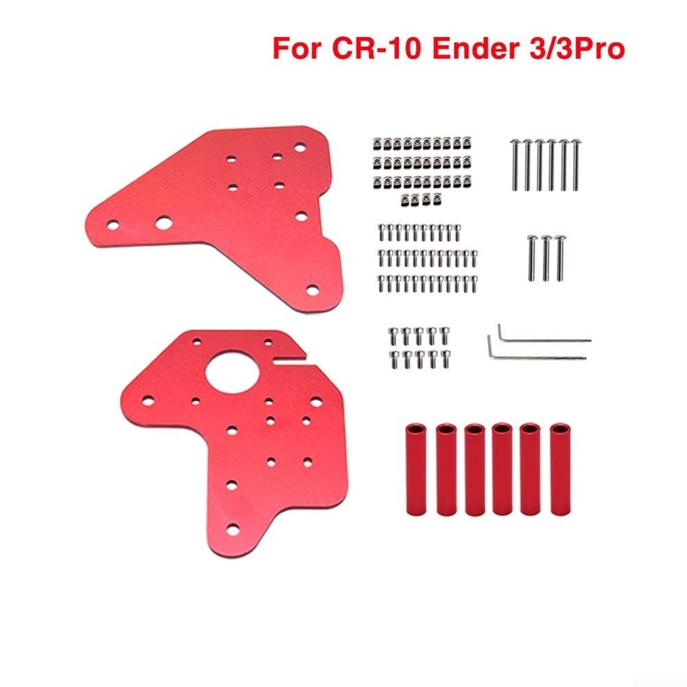 Kit MGN12C Dual Z de aluminio rojo para impresora CR10 (para kit C10)