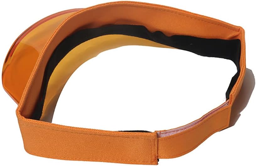 Women's Lightweight PVC Clear Brim UV Shield Beach Sun Visor Hat image 4