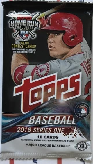2018 Topps Series One 1 Baseball 10-Card Hobby Pack