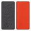 Charcoal Heather/Tomato Red