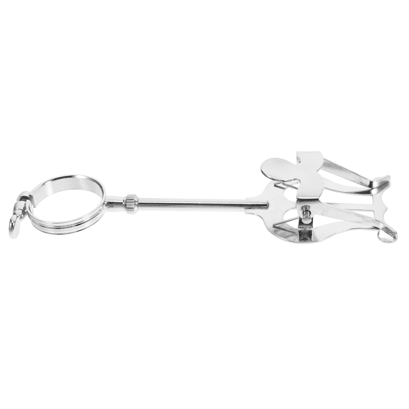 POPETPOP Soporte para Partituras de Clarinete Portátil, Clip para Partitura Musical, Hierro Plata, Sujeta la Partitura con Firmeza para Marcha