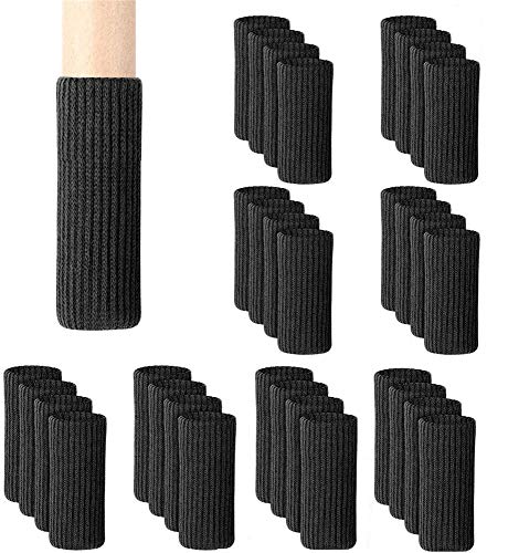 32ピースチェアレッグソックスフロアプロテクターニット家具フィートソックスノンスリップ耐摩耗性ノイズ低減チェアカバーキャップセット