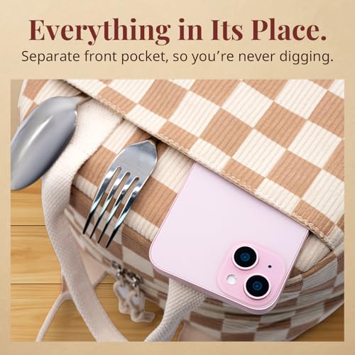 Image of LOVELYWIND Lunch Box for Women Cute Lunch Bags for Women Lunch Tote Bags Reusable Insulated Lunch Box Large Capacity Reusable Insulated Cooler for Work or Travel Gifts or Beach
