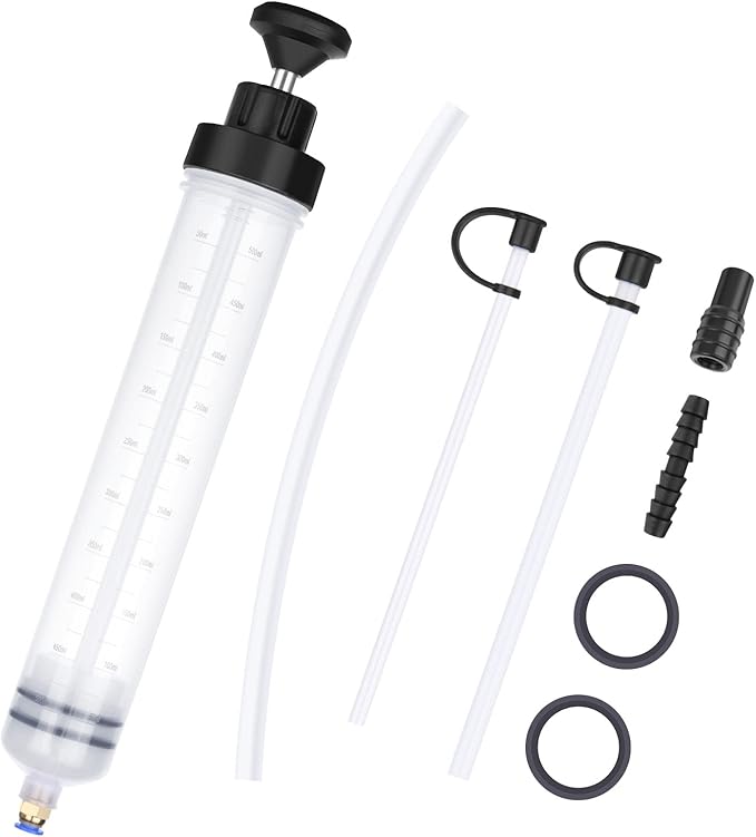 Flintronic Oil Suction Syringe, 500cc Oil Suction Gun Oil Change