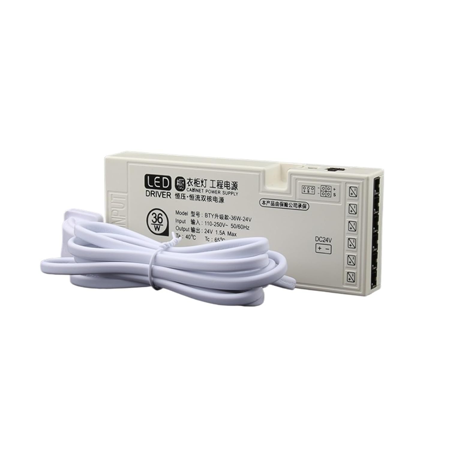 Wardrobe Cabinet Light Dedicated Power Supply 24V Interface dimming 12V Light with Wine Cabinet dimming Transformer(2835/120 Beads 12V (10 Meter))