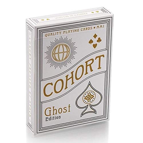 Milesmagic Ellusionist Ghost Cohorts (Luxury-Pressed E7) Playing Cards Poker White Rare Collectible Deck #TOP11
