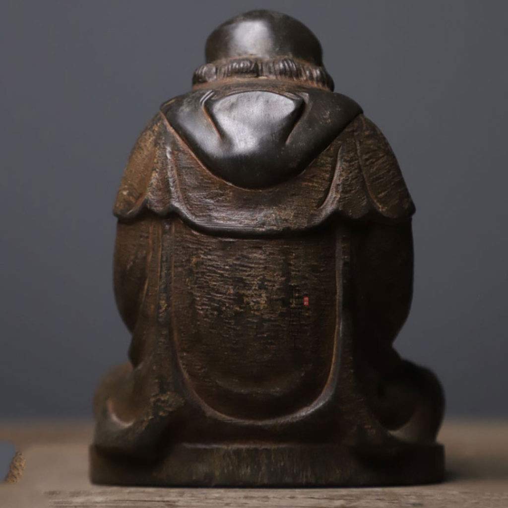 石彫刻　達磨大師 木彫り 達磨大師 高さ66cm 置物 楠製 だるま : 仏像と縁起物の