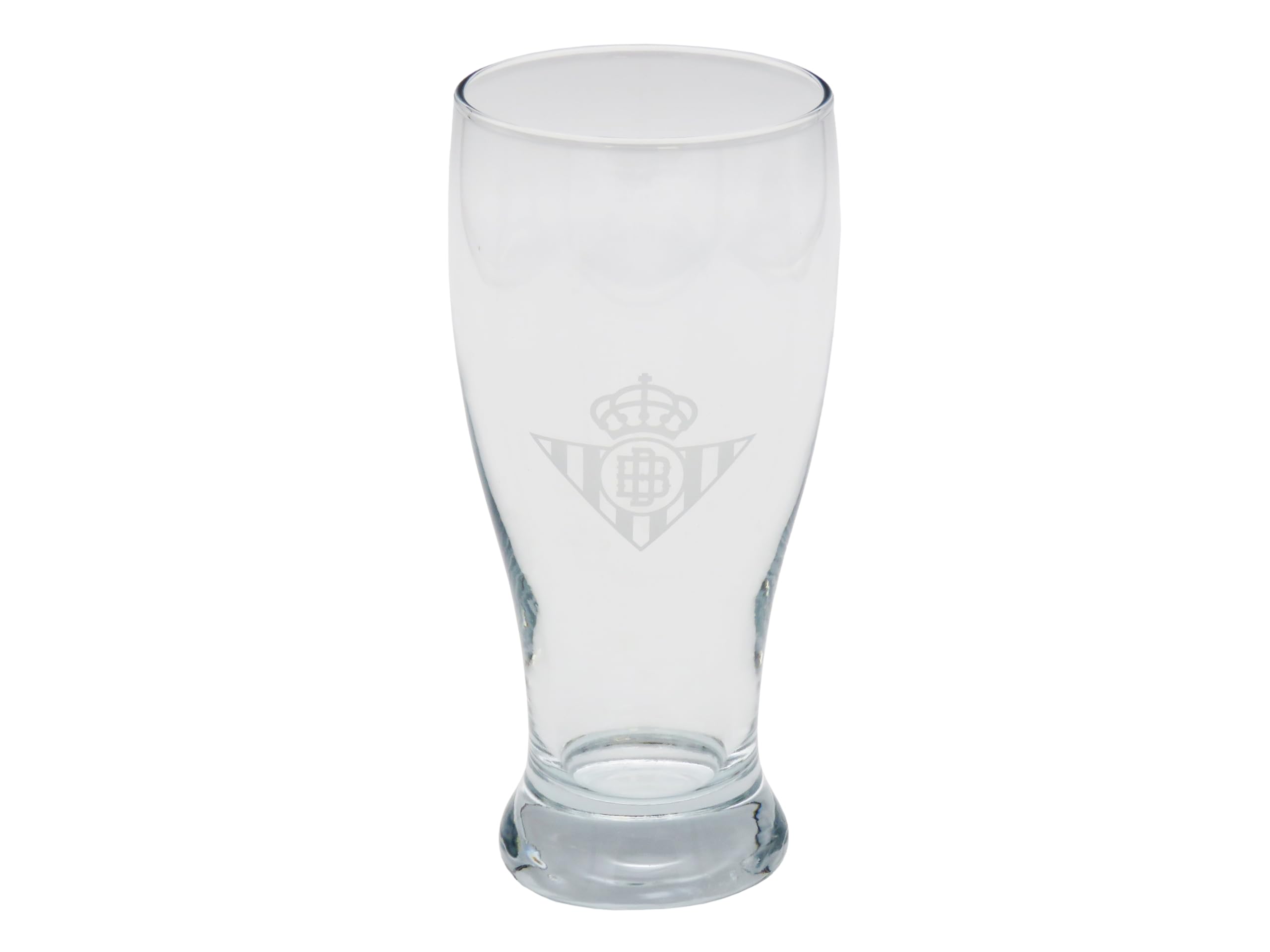 CYPBRANDS Real Betis Balompié, Beer Glass, Capacity 570 ml, Glass, Transparent, Official Product