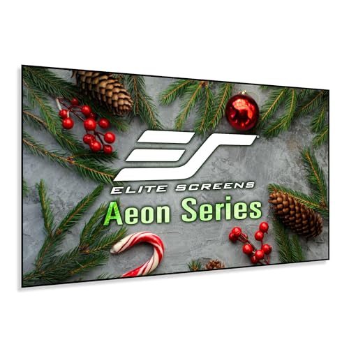 Image of Elite Screens Aeon Series, 120 inch16:9, Home Theater Fixed Frame Edge Free Borderless Projector Screen, CineWhite UHD-B Front Projection Screen, AR120WH2