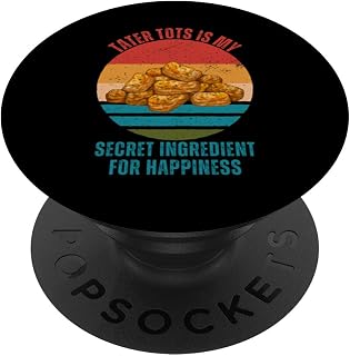 Vintage Tater Tots Is My Secret Ingredient For Happiness PopSockets Standard PopGrip
