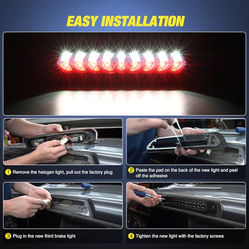 Image of Nilight Third Brake Light for Dodge Ram 1500 2002-2008 RAM 2500 3500 03-09