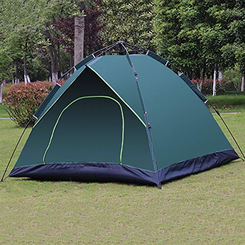 Carpa automática para camping de 4 personas color azul miniatura 1