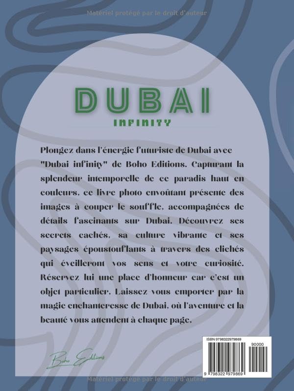 DUBAI Infinity par Boho Editions le prestige du design