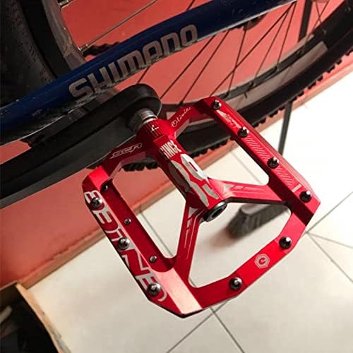 Miniatura 2 de Bike Pedals Bike Flat Pedal MTB CNC Non-Slip Aluminum Alloy Bicycle Pedal DU Bearings Mountain Bicycle Pedals Bicycle Parts Mountain Bike Pedals