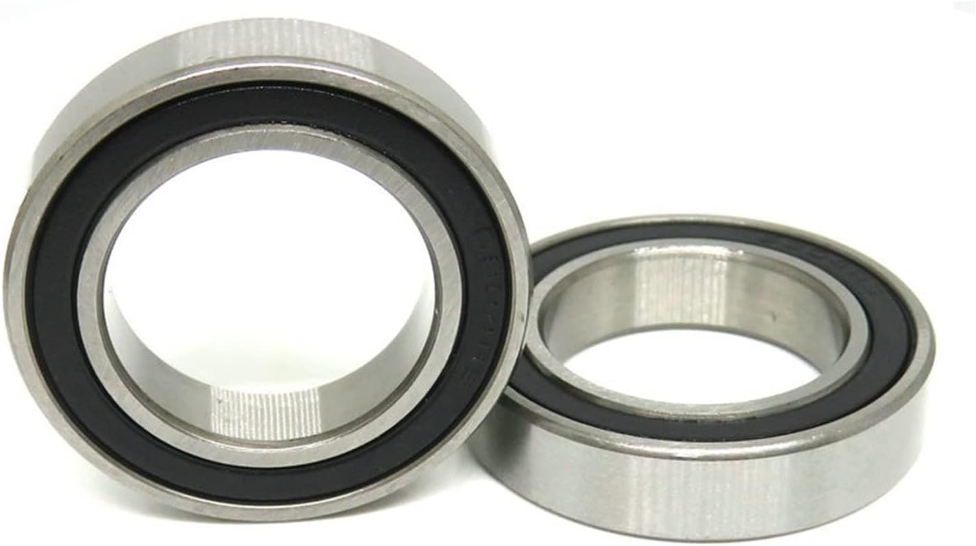 LANGshaw 2Pcs 19327 2RS 19x32x7 mm Bike Bottom Bearings 6804/19 MR19327 RS 19 * 32 * 7 mm Bicycle Hub Bearing Leisurely (Color : Silver)