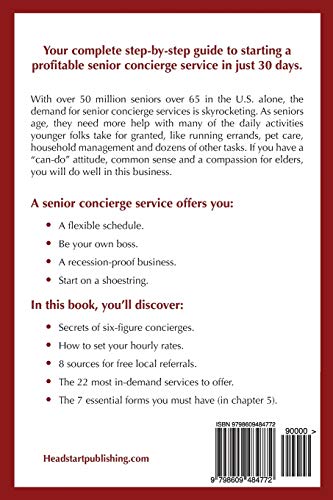 Start Your Own Senior Concierge Service: From Startup to Success in Just 30 Days (Senior Service Business Guides) - Image 2