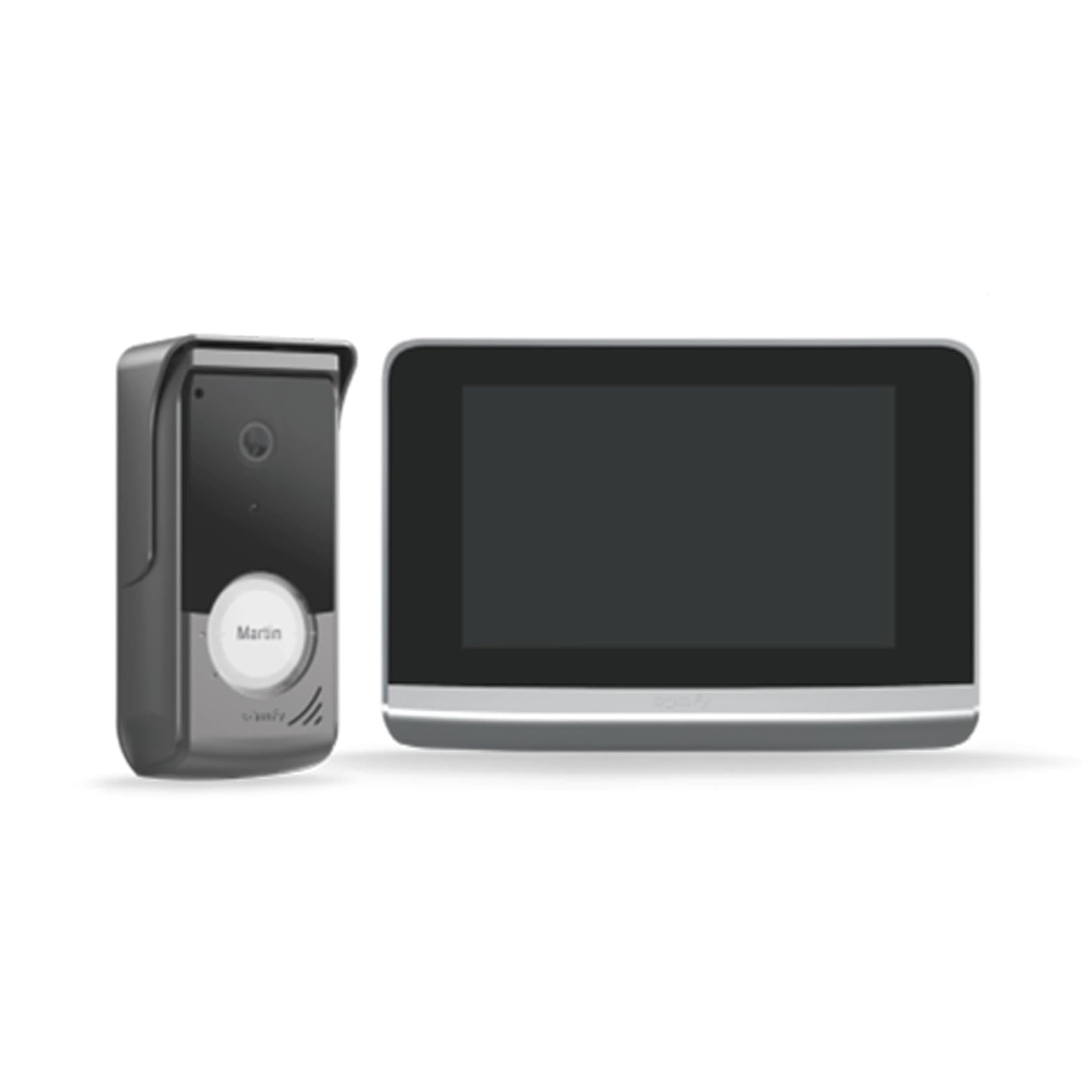 Somfy 1871265 - Visiophone V500 Connect, Interphone vidéo pour accueillir vos visiteurs à distance via l'app Protect, Contrôle de 5 équipements RTS, Écran 7 pouces, Caméra grand angle, Vision nocturne