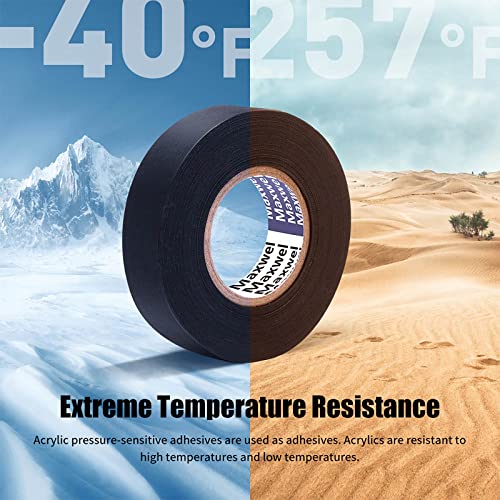 Maxwel Manufacturing VERSAF51217 Chemical Fiber Cloth High Temp Wire Harness Wrapping Tape For Auto Electrical Wrap thumb #5