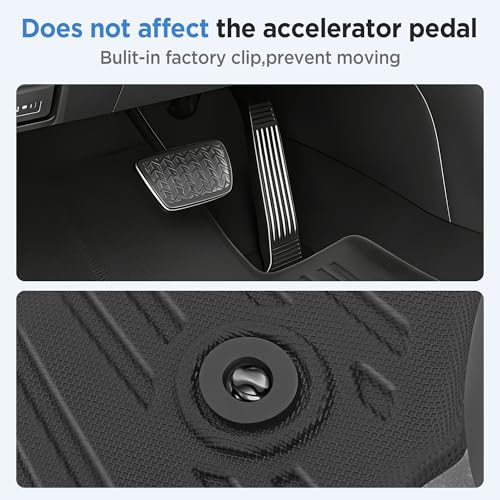 TSLDRV Floor Mats for Toyota RAV4 2026 Hybrid Full Set All Weather Floor Mats for Toyota RAV4 Accessories 2026 TPE Back Seat Cover Protector Trunk Frunk Mat(Not for Limited with Subwoofer and PHEV) by TSLDRV - Used condition - Image 8