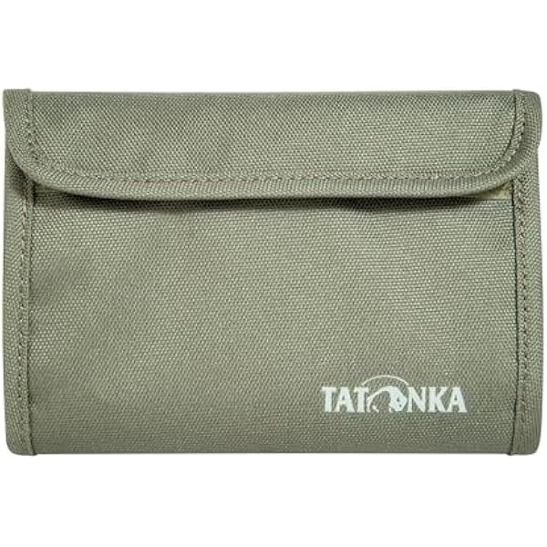 Tatonka Etui na paszport Safe RFID B – torba na dokumenty z blokerem RFID z certyfikatem TÜV – 10,5 x 14,5 x 1 cm, oliwkowy, 10,5 x 14,5 x 1 cm, Portfel z blokadą RFID