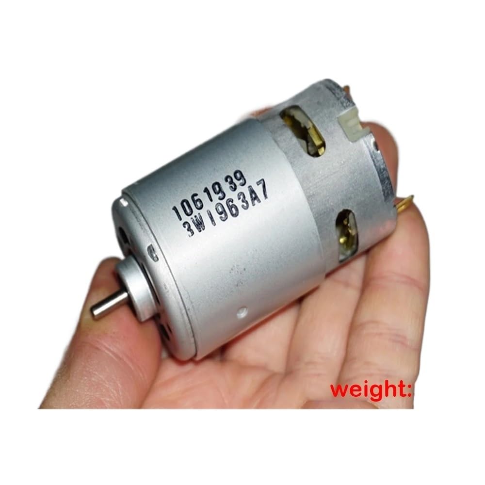 POWTAXBJGD RS-555 DC Electronic Starter DC12V-18V 17500RPM 5-Pole Rotor Large Torque High Speed Small Carbon Brush Tool Electronic Starter