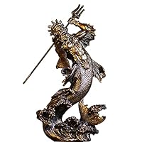 Amazon.co.jp: トライデントとnneptune像 彫刻,ギリシャの海の神