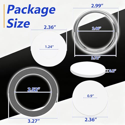 Image of RV 96010 Water Heater Ring and Gasket Kit Replacement for Atwood Electronic Water Heater GC6AA-10E,GC10A-4E,G6A-8E Tank