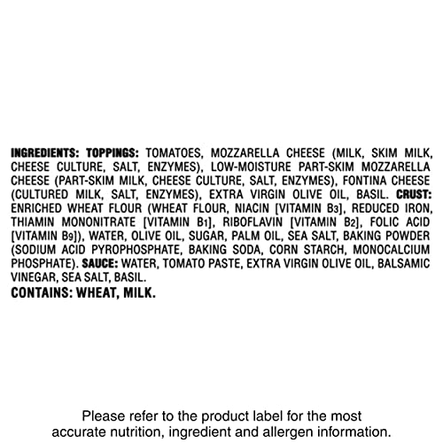 California Pizza Kitchen Margherita Recipe Vegetarian Meatless Frozen Pizza, Crispy Thin Crust Pizza, 15.5 Oz, 3 Slices #TOP4