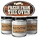 Scented Candles - Fresh from the Oven - Set of 3: Apple Pie, Cinnamon Roll, and Banana Bread - 3 x 4-Ounce Soy Candles - Each Votive Candle is Handmade in the USA with only the Best Fragrance Oils